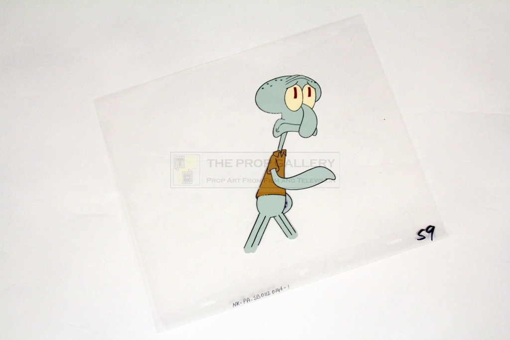 The Prop Gallery Squidward Animation Cel