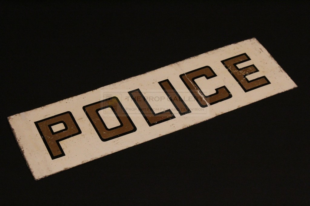 The Prop Gallery | Magnetic police car sign