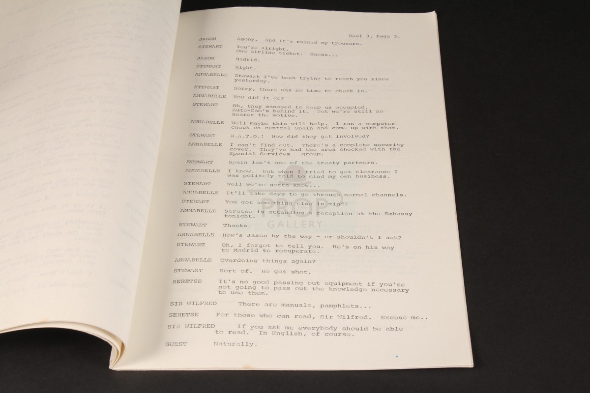 The Prop Gallery | Dialogue continuity script - Who Plays the Dummy?