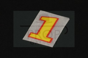 Number 1 engine decal