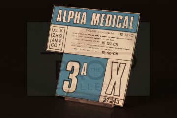 Alpha medical decal