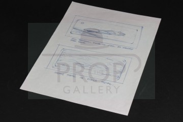 Hand drawn storyboard artwork - V'ger