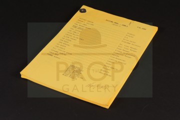 Nigel Plaskitt personal autographed script - S5E6