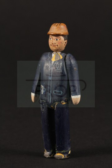 Railway worker miniature figure