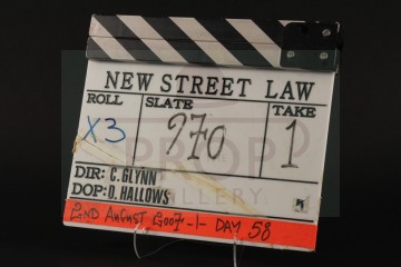 Production used clapperboard