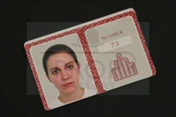 73's identification card