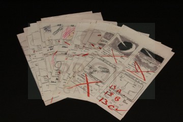 Brian Johnson hand drawn storyboard artwork - Space Brain
