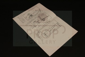 Production used storyboard - Hadley's Hope