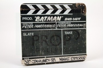 Production used clapperboard