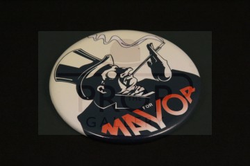 Oswald for mayor campaign badge