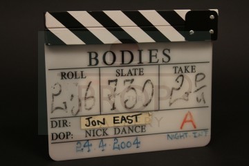 Production used clapperboard