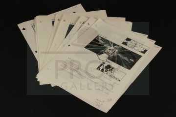 Production used storyboard sequence - Cab One