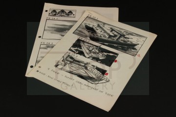 Production used storyboard breakdowns - Benthic Explorer