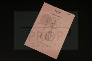 Shooting schedule - Daleks in Manhattan/Evolution of the Daleks