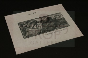 Hand drawn storyboard artwork