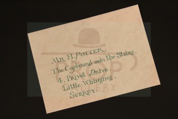 Hogwarts invitation envelope