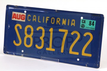 Eddie Donahough (Eugene Roche) licence plate - Firestorm