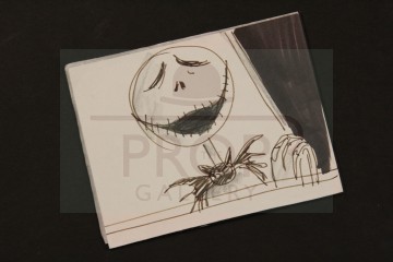 Hand drawn Jack Skellington sketch