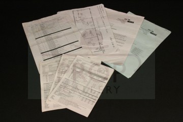 Production used paperwork collection