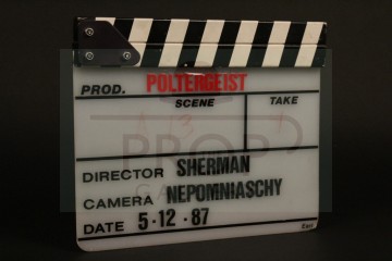 Production used clapperboard