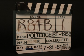 Production used clapperboard