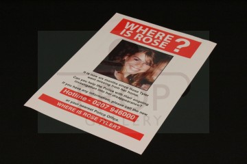 Rose Tyler (Billie Piper) appeal poster - Aliens of London