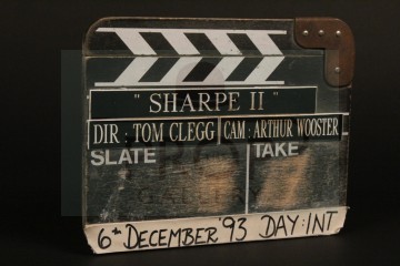 Production used clapperboard