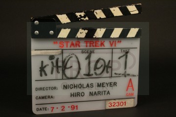 Production used clapperboard