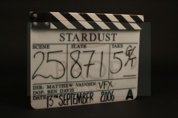 Production used clapperboard