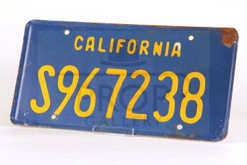 GMC van licence plate