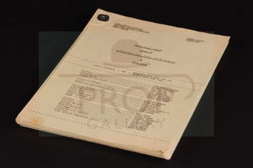 Production used camera script - Attack of the Cybermen