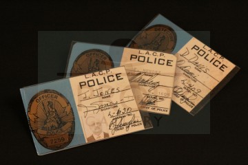 Police identification badges