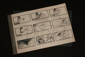 Production used storyboard sequence - Impeller
