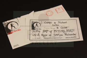 Wrap party invitation