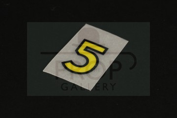 James number 5 decal