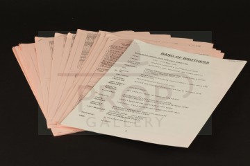 Production used call sheet collection