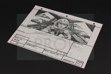 Brian Johnson personal storyboard - Luke in speeder