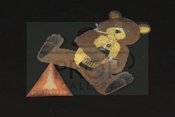Justin (Jack Noseworthy) teddy bear & rescue stickers