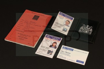 DI Len Harper (David Threlfall) identification wallet & notebook