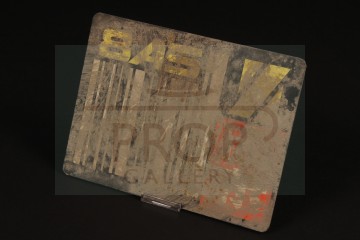 Futuristic licence plate