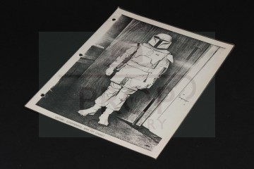 Boba Fett test fitting production bible insert