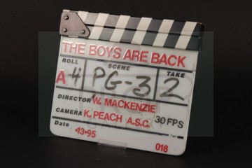 Production used clapperboard