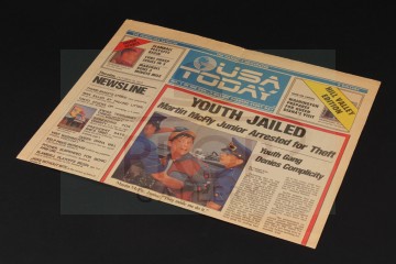 USA Today newspaper - Youth Jailed