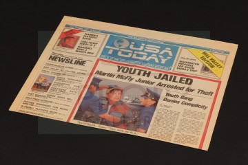 USA Today newspaper - Youth Jailed