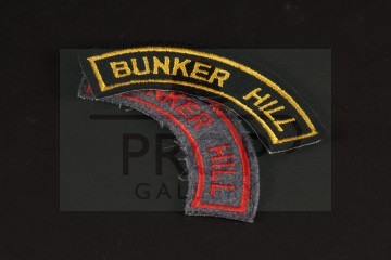 Bunker Hill Military Academy costume patches