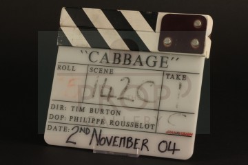 Production used clapperboard