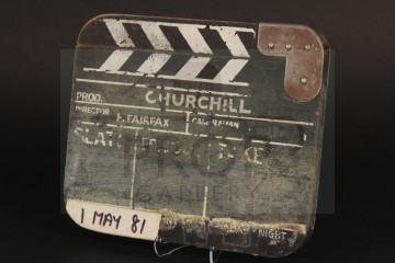 Production used clapperboard