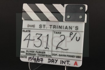 Production used clapperboard