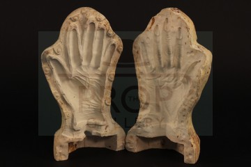 Davros (Terry Molloy) hand mould