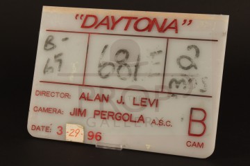 Production used clapperboard